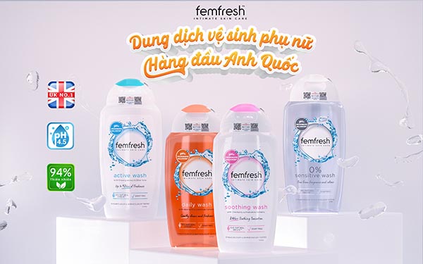 Femfresh – Dung dịch vệ sinh cao cấp từ Anh quốc